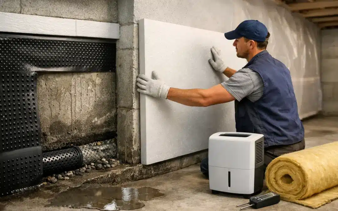 Isoler sous-sol contre humidité sans erreur