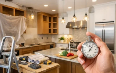 Rénovation de cuisine – combien de temps?