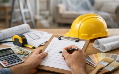 Budget rénovation maison – checklist utile