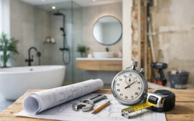 Durée travaux rénovation salle de bain