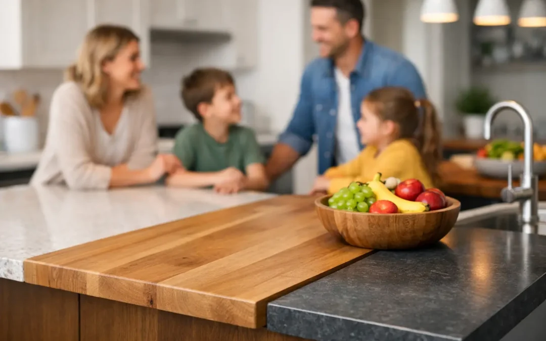 Guide choix comptoir cuisine pour familles