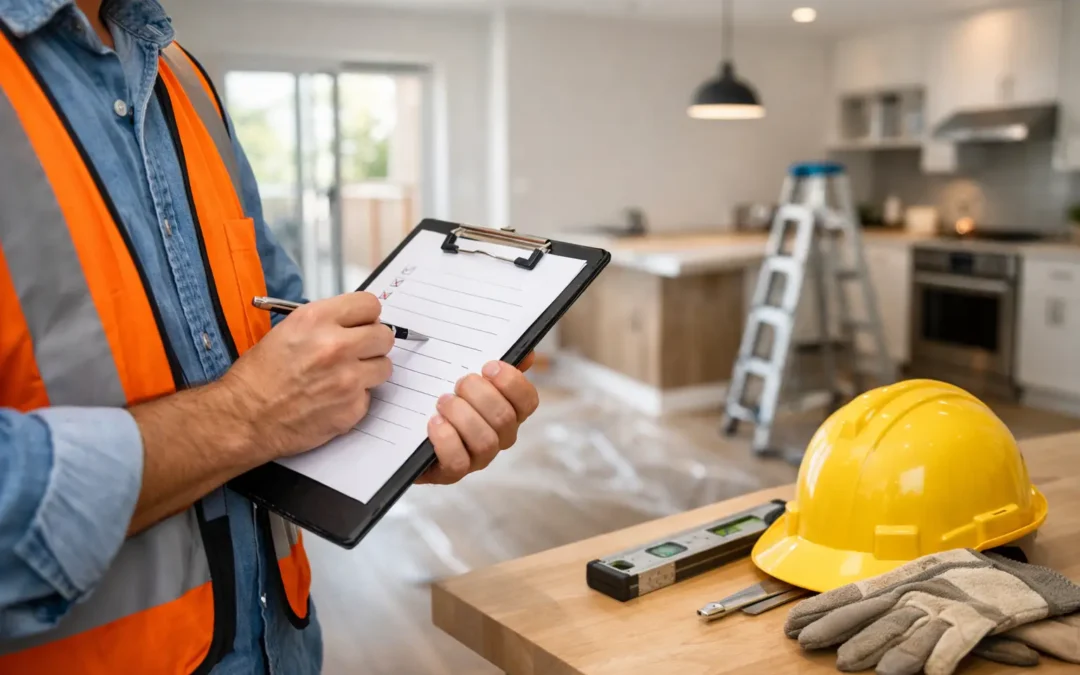Liste de vérification fin de chantier rénovation
