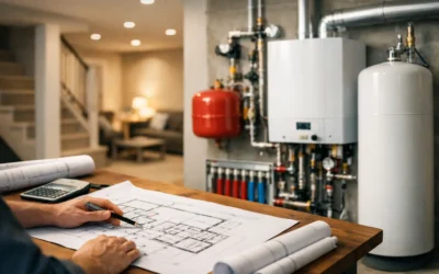 Plan rénovation sous-sol chauffage bien pensé
