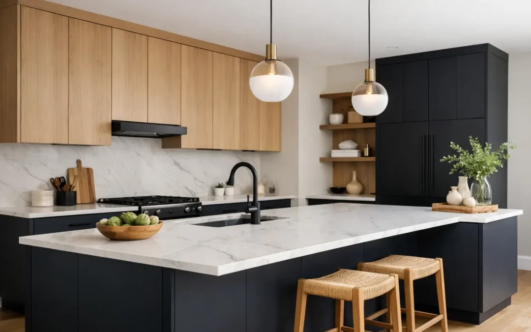 Tendance cuisine deux tons armoires en 2026