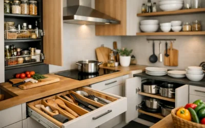 Optimiser rangement cuisine sans agrandir pièces