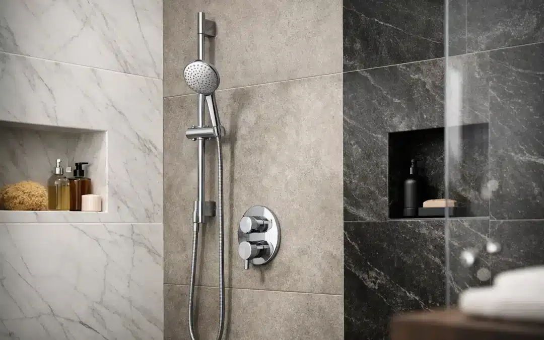 Les meilleurs revêtements pour murs de douche